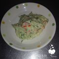 beagleのライラ's cooksnap of when they made きゅうりとカニかまのマヨポンサラダ.
