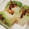 yokoyoko76's cooksnap of when they made 春キャベツの蒸し焼きアンチョビソース.