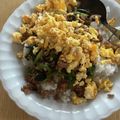 かよわた's cooksnap of when they made ご飯によく合う！ほうれん草と挽き肉炒め.