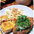 ＴＷＯＨＥＡＲＴＳ's cooksnap of when they made スモークサーモンと蟹カマのディルポテサラ.