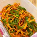 みきみきちゃんちゃん's cooksnap of when they made お弁当にもいい！◆にんじんピーマン炒め.