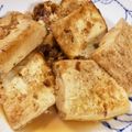 seacomet's cooksnap of when they made ご飯にお酒に、簡単沖縄島豆腐のステーキ.