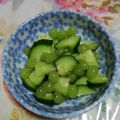 くネコまろす's cooksnap of when they made きゅうりとデラウェアのサラダ.