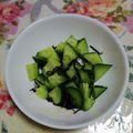 くネコまろす's cooksnap of when they made 塩昆布で作るやみつきキュウリ.