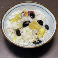 Nilmini's cooksnap of when they made 黒豆とサツマイモの炊き込みご飯.