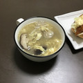 居酒屋まるみ's cooksnap of when they made 椎茸と舞茸のかき玉スタミナスープ.