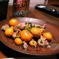 こーじｻﾝ's cooksnap of when they made ☼甘辛美味♪鶏のたまひも煮（きんかん煮）.