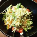ばたみそーぱん☆'s cooksnap of when they made エビとアボカドの洋風白和え.