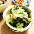 ハチワレねこ's cooksnap of when they made きゅうりとわかめと茗荷の酢の物.