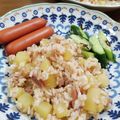 popee8's cooksnap of when they made 止まらない！じゃがいもとツナの混ぜご飯.