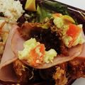 私市ビッキーズ津門巳's cooksnap of when they made “豚カツハムサラダ&ポテサラ辛子和”.