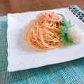 yesmama's cooksnap of when they made 簡単大根おろしと一緒に食べるたらこパスタ.