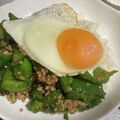 ティンク★'s cooksnap of when they made ひき肉とピーマンのガパオ風ライス.