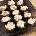 ちゃまたまご's cooksnap of when they made 海鮮サラダの軍艦巻き☆.