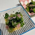 fl＊＊'s cooksnap of when they made 小松菜とベーコンのバター炒め.