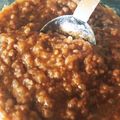 セビジャーナスけいこ's cooksnap of when they made レンジで簡単肉味噌（基本の肉味噌）.