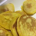 みきぺちゃん's cooksnap of when they made ハロウィンにも♪南瓜の無添加ホットケーキ.