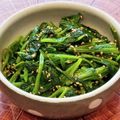 あーこ姐's cooksnap of when they made 簡単！かき菜のナムル。お弁当、おつまみに.