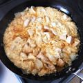 ricoc's cooksnap of when they made フライパンで簡単☆半熟たまごの親子丼.