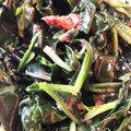 かとりーな♪'s cooksnap of when they made 金時草のお浸し.