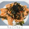 ちょこ☆ちょこ's cooksnap of when they made 簡単キムチ炒飯.