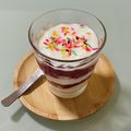 キンプリ's cooksnap of when they made ジャムでしましまヨーグルト。.