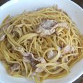 tamaa18's cooksnap of when they made 豚肉ＤＥ和風パスタ.
