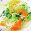 さおりらっくま's cooksnap of when they made 保育園で人気、野菜入り、そうめんスープ.