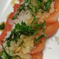なななぁにつくろ♪'s cooksnap of when they made 玉ねぎドレッシングで❀　トマトサラダ☆.