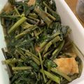 しゅうう's cooksnap of when they made 空心菜と油揚げの煮浸し.