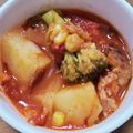 きらりとノエル's cooksnap of when they made スープハンバーグ.