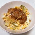 ゆずこゆず's cooksnap of when they made あぶら麩とキャベツの卵とじ.