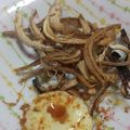 緑の人魚's cooksnap of when they made 椎茸の石づきのおつまみ.