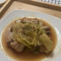 mogunemu_'s cooksnap of when they made 鳥もも肉とレタスのレモン醤油炒め.