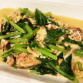 rin0418r24's cooksnap of when they made 小松菜とサバの味噌煮缶の炒め物.