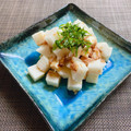 ころわんの母さん's cooksnap of when they made 白いおつまみ♡長芋とクリチ梅おかかの和物.