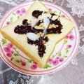 めみたん☆'s cooksnap of when they made ﾁｮｺｿｰｽ＆練乳のあま❤あまトースト.