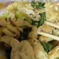 no1642's cooksnap of when they made きざみあげとしらす、小松菜の胡麻油炒め♪.