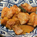 クックM6DK2O☆'s cooksnap of when they made 鶏肉とかぼちゃのキムチ炒め.