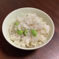 四児のハハ's cooksnap of when they made れんこんと枝豆のごはん.