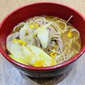 nakataka先生's cooksnap of when they made カレーリメイク→ ★☆カレー南蛮そば★☆.