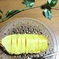 chi−ちゃん's cooksnap of when they made パインの王様♡ゴールドバレルの切り方.