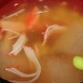 ヨシヨッシー's cooksnap of when they made 枝豆とカニカマのトロトロ冬瓜汁.