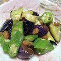 kashikon's cooksnap of when they made なすとオクラの納豆和え.