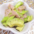 kashikon's cooksnap of when they made アスパラとアボカドとベーコン炒め.