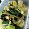 msgnb120's cooksnap of when they made おばけきゅうり消費☆わかめの炒めナムル.