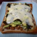 卯月のうさぎ２０１４'s cooksnap of when they made 朝の納豆トースト！.