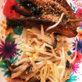 さっちゃーーーん's cooksnap of when they made きのこともやしのサラダ☆黒酢ドレ和え.