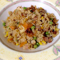 Moggieneko's cooksnap of when they made 炒め派？炊く派？どちらでも簡単えびピラフ.