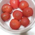 ハッピーまるしぇ's cooksnap of when they made ミニトマトの皮むき.